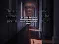 Silance speaks louder! #silence #innerpeace #mindsetshift #viralreels #lessons #calmmind #shorts