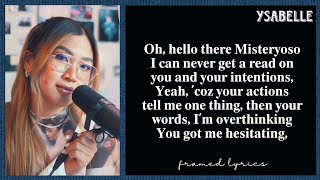 Ysabelle - Salamin Salamin (BINI) English Cover Lyrics (Framed)