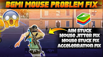 BGMI Mouse Stuck & Jitter Problem Fix 🖱 | Bluestack 5 / MSI Mouse Slow Movement Problem Fix