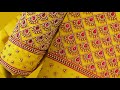 Aari work with normal needle ll Heavy Bridal Blouse ll Vaanavil World