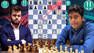 Aggressive Chess Game. :01 By MagnusCatlsen vs Pranav V