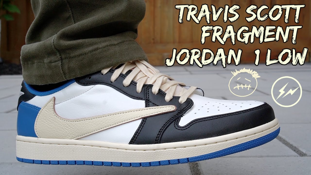 Air Jordan 1 Low Travis Scott Fragment Shoes