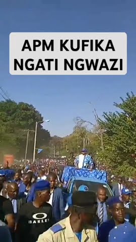 Anthu anamulandila Peter Mutharika chonchi ngati Ngwazi yapadeladela ku Njamba Park