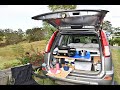 Foldable bed Nissan X-trail