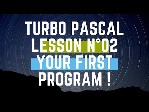 ভিডিও: টার্বো পাস্কালে কীভাবে একটি প্রোগ্রাম লিখবেন