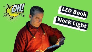 Affordable Neck Book Light//  LITOM Neck Reading Light With Colors