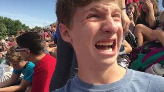 Dumb Kid Looks at Eclipse Without Glasses