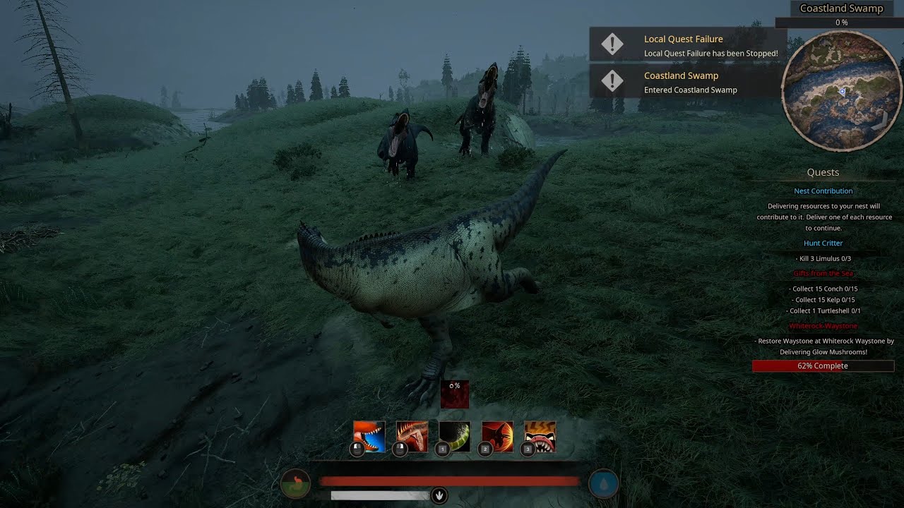 Path of Titans | Tyrannotitan vs. 2 Tyrannosauruses (Rexes)