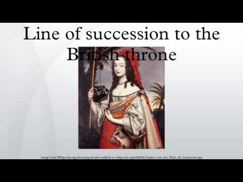 Line of succession to the British throne - YouTube