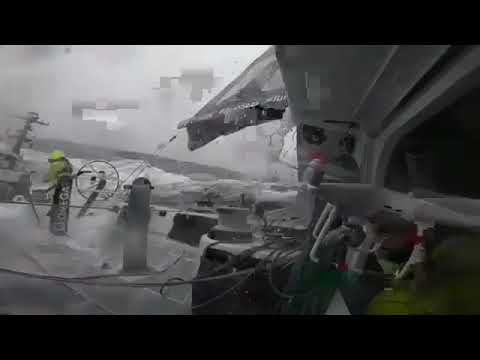 Drone launch volvo ocean race