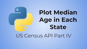 Python US Census API Tutorial (Part IV) - Plot Median Age in Each State