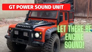 GT Power Sound Unit for RC Cars - 57 different engine sounds from a cheap unit