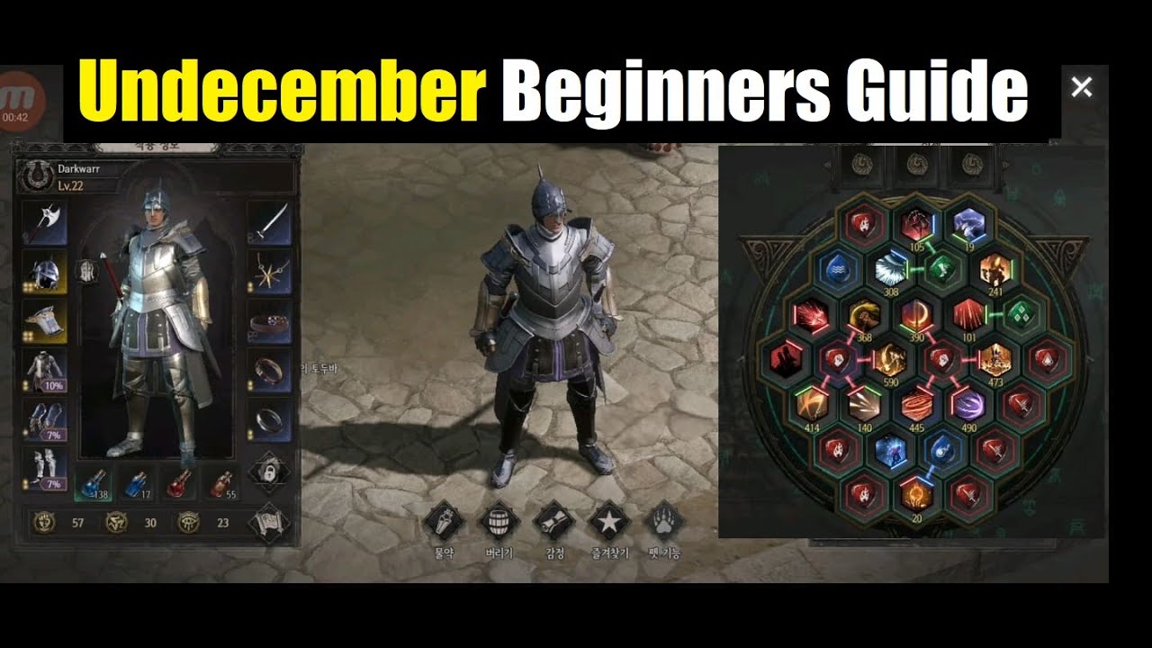 Undecember skill guide for Beginners - Skill tree and enchantment 