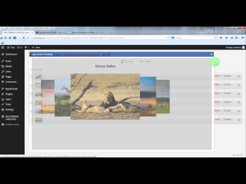 Multimedia Responsive WordPress Carousel: How To Create a Perspective Carousel