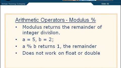 Arithmetic Operators - 06 - Chapter 03