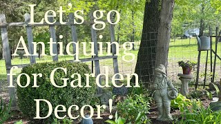 Let’s go Antiquing for Garden Decor & Primitive Planter DIY