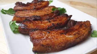 JUICY FRIED PORK BELLY RECIPE #letscookwithelle