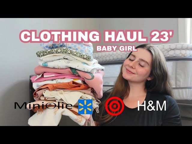 Baby Girl Clothing Haul, Wish List, Baby Product Giveaway