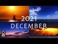水辺の空の光景☀４Kタイムラプス動画☀2021年12月