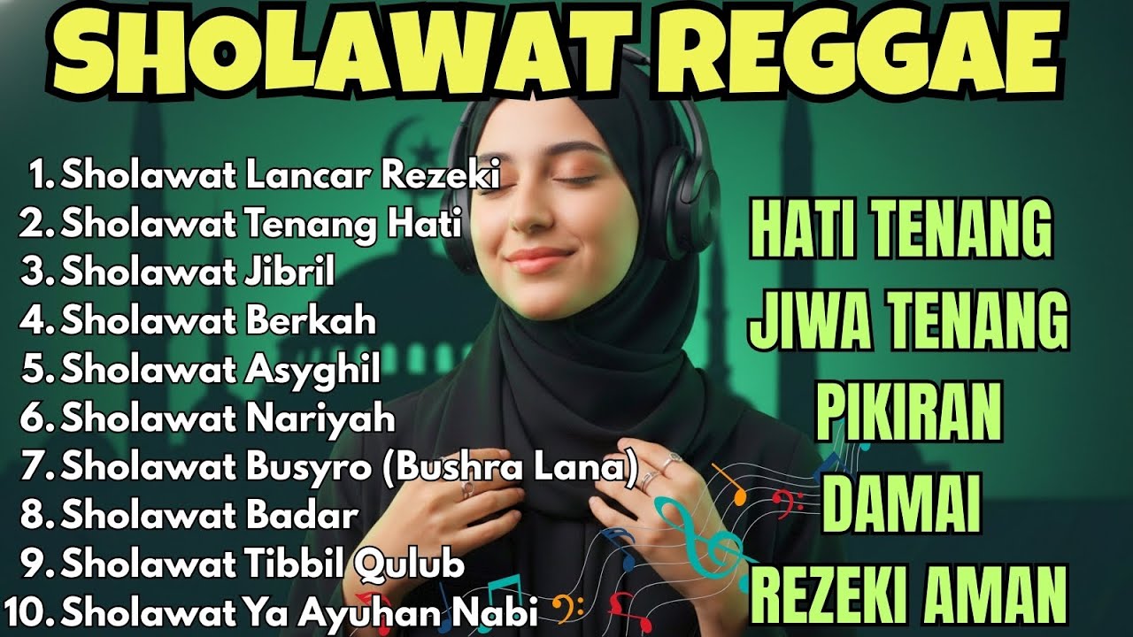 🎶 Sholawat Reggae Paling Adem | Bikin Hati Tenang 🌙