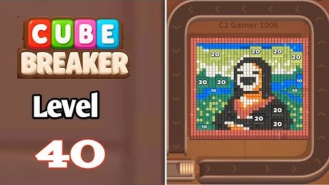Color Cube Breaker Level 40 Solution Walkthrough 