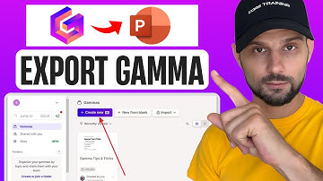 How to export your Gamma presentations to PowerPoint easily?🤖✅