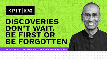 Why Being First Matters in Science: Insights from Venki Ramakrishnan | KPIT STEM Dialogues