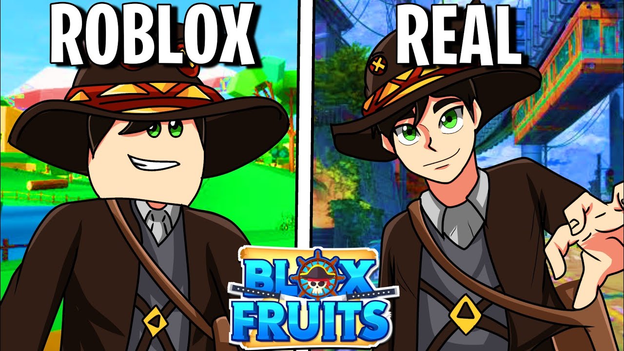 ROBLOX - BLOX FRUITS NA VIDA REAL ( expectativa x realidade ) 