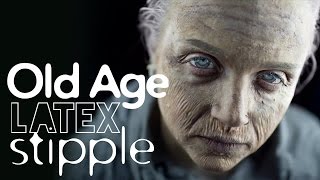 Old Age Latex Stipple Makeup Tutorial