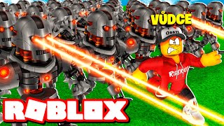 Jako VŮDCE jsem postavil ROBOTÍ ARMÁDU.. (Roblox Robot Inc.)