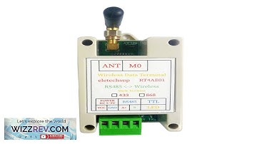 RT4AE01 433M 868M RS485 USB Wireless Transceiver Serial Data Long-distance Transmission Review