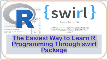 The Easiest way to Learn R Programming | Swirl Package | Learn R in R