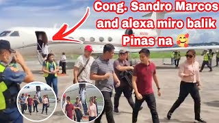 Sandro Marcos And Alexa Miro Before And After In Airport