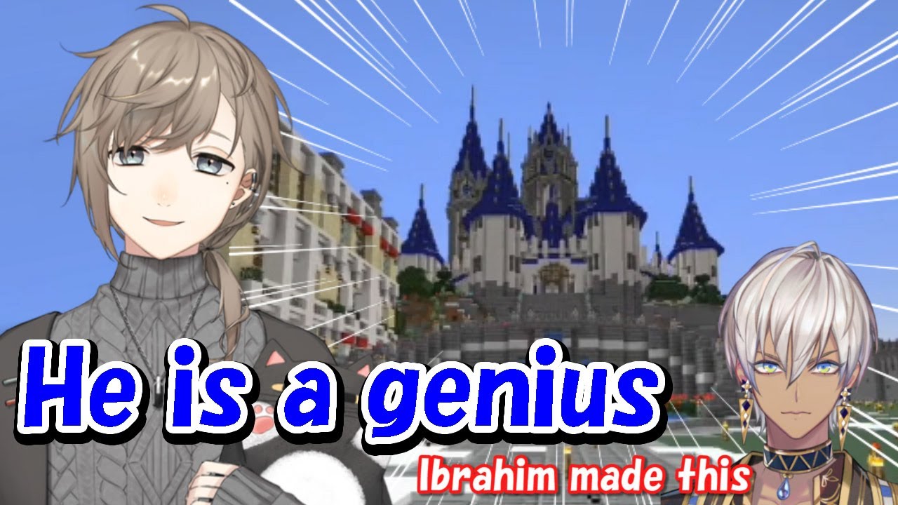 ［Eng Sub］Kanae Saw Chihiro Castle Built by Genius Ibrahim ［Nijisanji/Minecraft/VTuber］