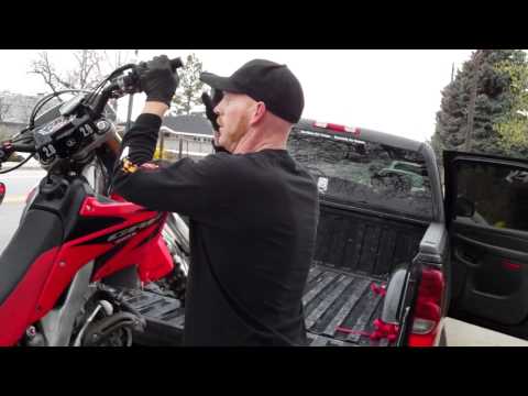 How to load / unload your dirtbike without a ramp