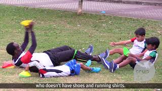 Kenyan runner races for charity