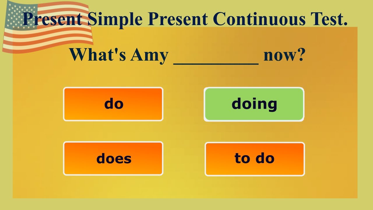 Present Simple Present Continuous Quiz Present Simple En Present Continuous Oefenen