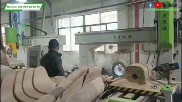 CNC CẮT VÁN PLYWOOD, CẮT TỰA GHẾ VÁN ÉP CONG, THAO TÁC LẬP TRÌNH CỰC KỲ ĐƠN GIẢN