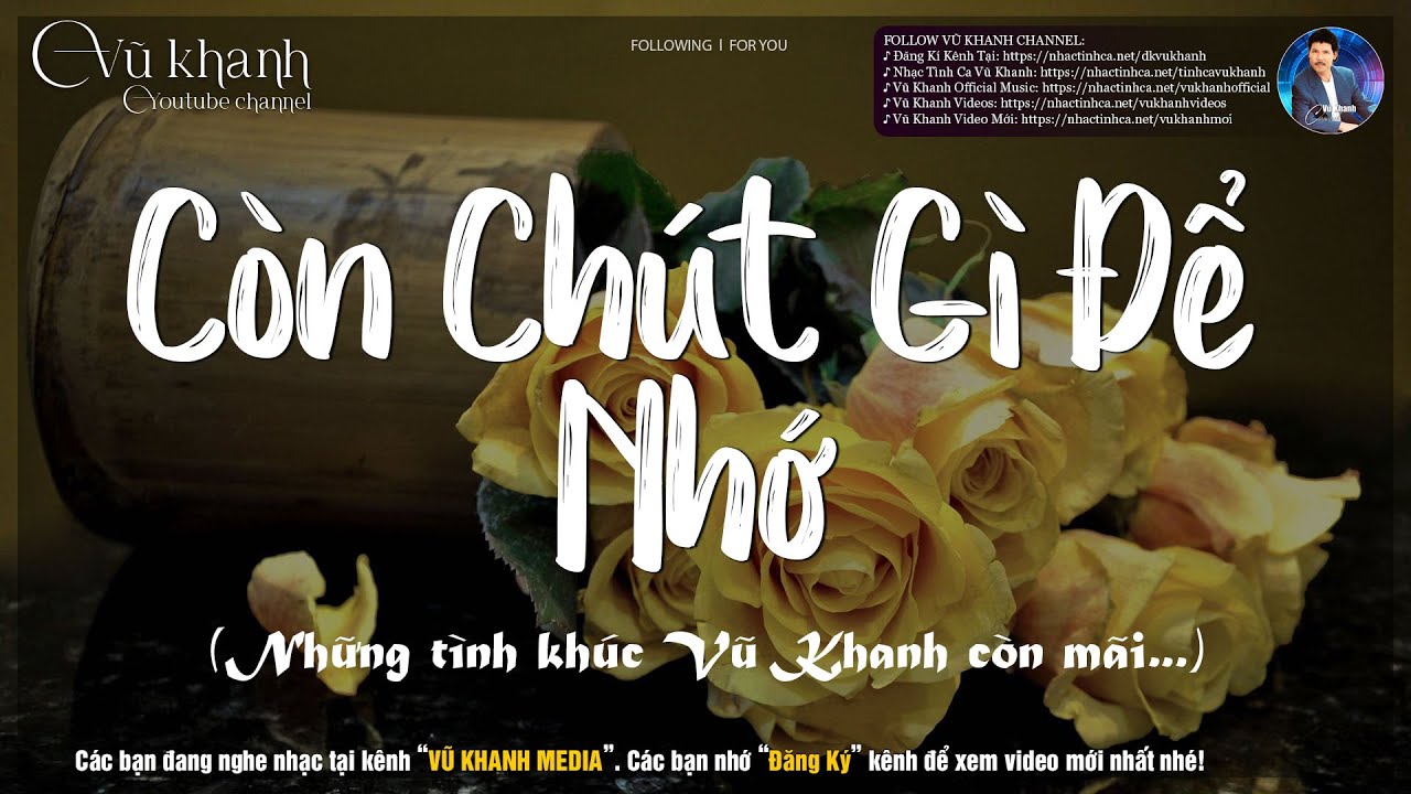 Nhạc Tình Ca Phòng Trà Sang Trọng Lãng Mạn LK Còn Chút... - youtube
