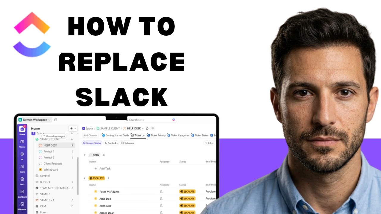 How to replace Slack with ClickUp (full guide 2026) - YouTube