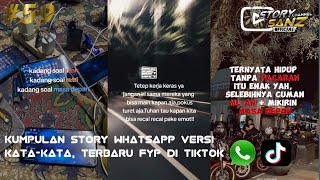 kumpulan story wa keren | video kata-kata | versi random, motivasi | fyp di Tiktok #59