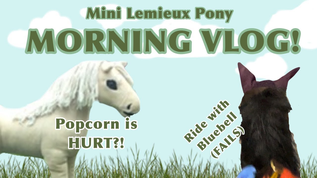 Mini Lemieux pony MORNING VLOG!! Fails and VET VISIT?!