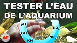 Tester l'eau de l'aquarium
