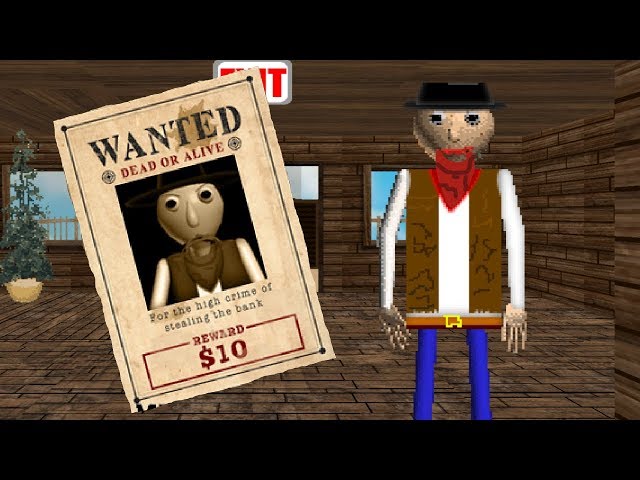 Baldi's Basics in Wild west Classic