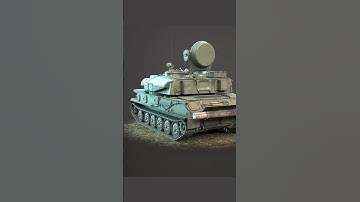 ZSU-23-4 Shilka Game 3D-Model Turntable