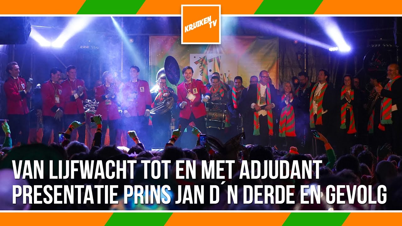 Presentatie Prins Jan d´n Derde en gevolg - Elfde van de elfde in Kruikenstad- KruikenTv