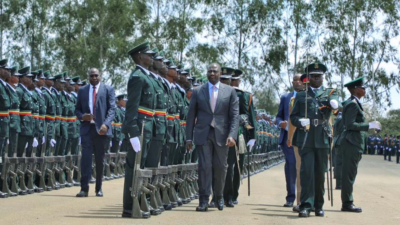 LIVE!! PRESIDENT RUTO PRESIDES OVER POLICE CONSTABLES PASS OUT PARADE IN KIGANJO, NYERI COUNTY!!