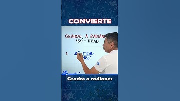 Convertir GRADOS a RADIANES