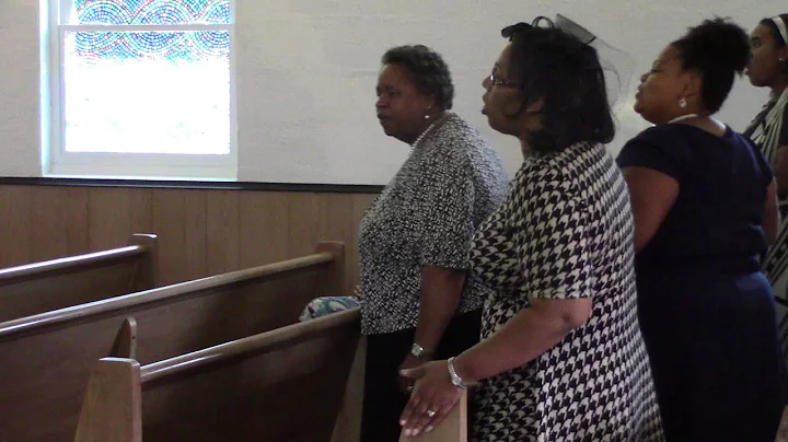 Sis Sandra singing at the  Ephesus Association 2015.