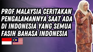Malaysian professor envious seeing Indonesians fluent in their national and regional languages—wh...